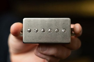 Tonerider Renegade 90 Humbucker Replacement P90 Bridge pickup - aged nickel