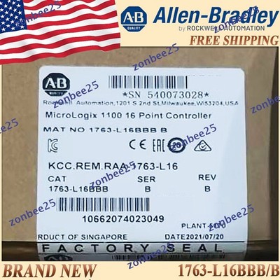 New AB 1763-L16BBB/B MicroLogix Controller Free Ship 1763 L16BBB serB
