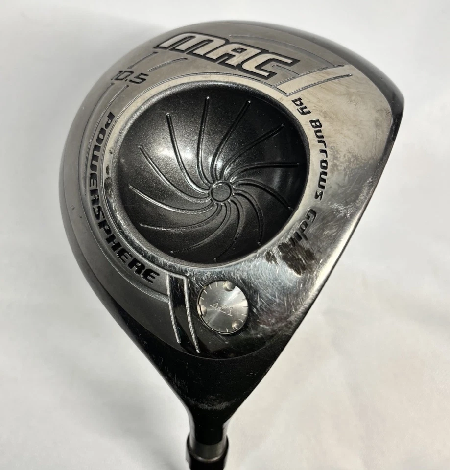 Burrows Golf Mac Powersphere Hotface Driver 10.5° Hot Face With Mac Grafalloy RH - Image 2 of 4