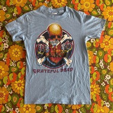 Vintage 80s Grateful Dead Blue T-Shirt Made In USA