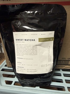Rishi Sweet Matcha Green Tea Powder - Organic  2.2 Lb