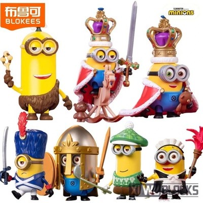 BLOKE Minions Original King Bob Series Actionfigur Blind Box Set Spielzeug Kinder  