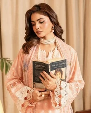 3 Piece Pakistani Cotton Suit salwar kameez And Dupatta