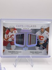 2024-25 Upper Deck Engrained Icons - Cuts of Class Duals Theoren Fleury, Todd...