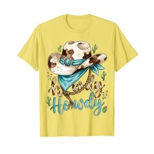 Howdy Western Cowboy Howdy Cowboy Rodeo Cowgirl Western T-Shirt