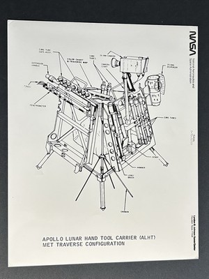 1970 NASA  Apollo Lunar Hand Tool Carrier Press Photo