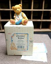 Cherished Teddies Arthur Smooth Sailing August Bear 1993 #914827 NEW COA