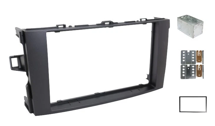 Radioblende 2-DIN RTA pour Toyota Auris 2006-2012 Noir 002.205-0 - Photo 1/1