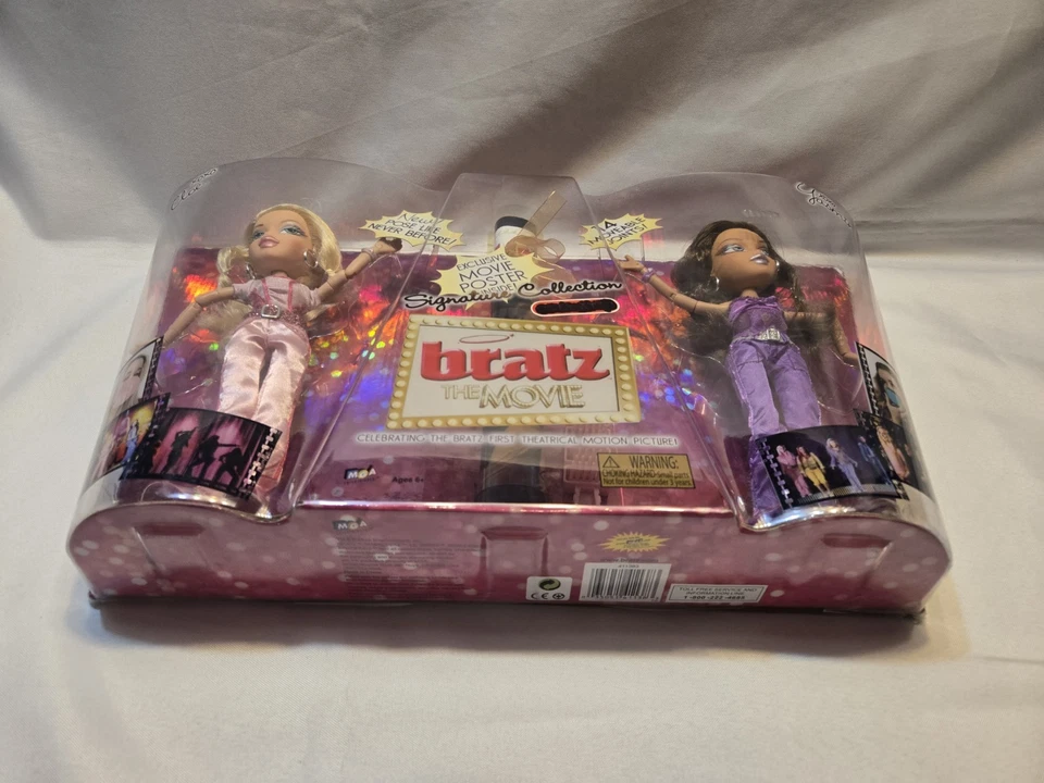 New MGA Bratz The Movie Signature Collection Cloe & Yasmin Figures + Poster - Image 4 of 4