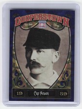 2013 Panini Cooperstown #11 Cap Anson Blue Crystal #/499 Chicago White Stockings