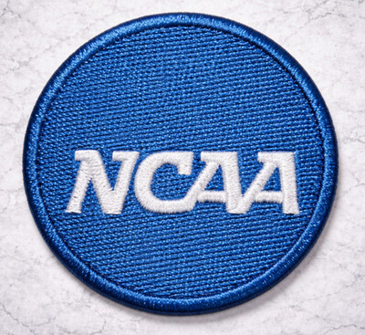 NCAA  EMBROIDERED IRON ON PATCH 1.5'' ROUND  FREE SHIPPING