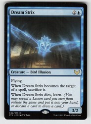 Dream Strix #42 Strixhaven: School of Mages Rare MTG
