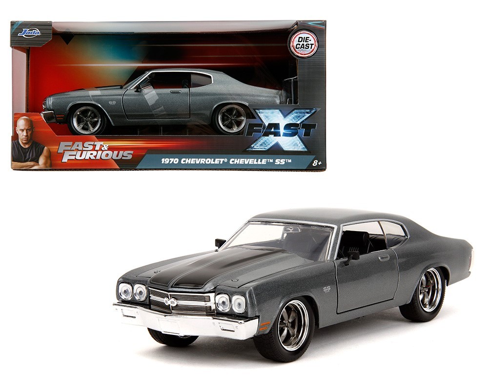 Jada 1:24 Fast & Furious Dom's 1970 Chevrolet Chevelle SS Grey