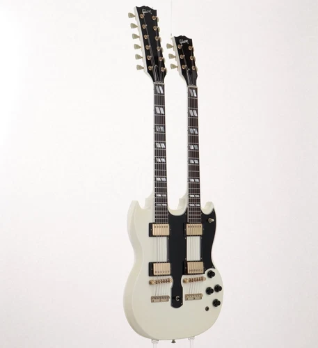 Gibson EDS-1275 Double Neck Guitar Alpine White 1990 Used Rare Icon