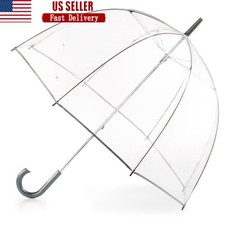 Bubble Umbrella Dome Canopy Manual Open Foldable Windproof Rain Protection New