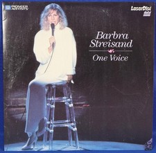 Barbara Streisand One Voice Live Concert Laserdisc Laser Disc PA-87-204