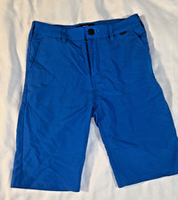 Hurley Nike Dri-Fit Boys Size 16 Chino Golf Shorts Navy 9  Inseam