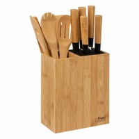 5Five Simply Smart KüChenorganizer Mit ZubehöR 11-Tlg. Messerblock Mit 5 Messern