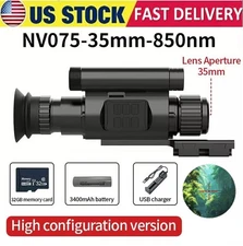 Infrared Night Vision Scope HD 850nm Digital Hunting Telescope 50mm Focal Lens