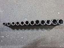 SNAP ON 12 PC METRIC SEMI-DEEP SOCKET SET 212IMFMSYA SNAP ON 12 PC METRIC SEMI-DEEP SOCKET SET 212IMFMSYA