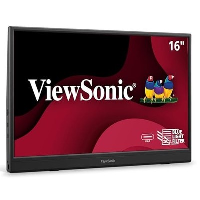 Viewsonic VA1653 15.6IN PORTABLE 1080P IPS MONITOR WITH USB C AND MINI-HDMI.