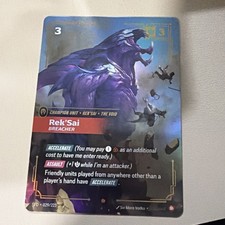 Riftbound: League of Legends Spiritforged - Rek'Sai - Breacher #029 - EPIC FOIL — live eBay listing