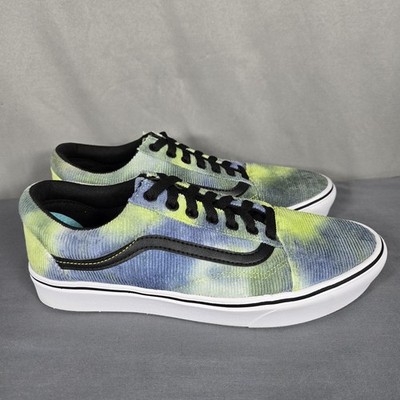 Vans Old Skool ComfyCush Sneakers Mens 9 Blotched Corduroy Skate Shoes Low Top