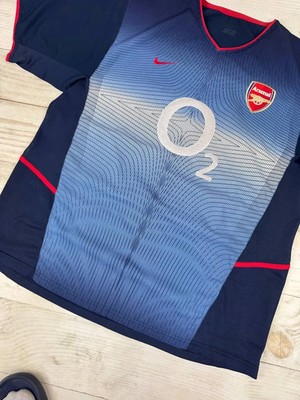 Nike Arsenal 2002 2004 Away Football Shirt Soccer Jersey Vintage