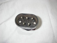 Bakelit 10A Starkstromstecker Kraftstromstecker alte Ovalform sehr gut erhalten