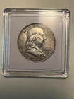 1960 D Franklin Liberty Half Dollar 50C Coin 90% Silver