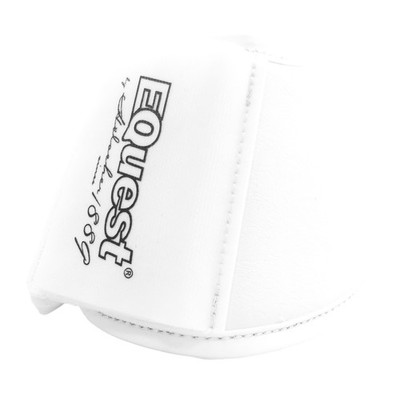 EQuest Hufglocke Waschleder, Premium Schutz für Pferde, 2er Set - Weiß, XL