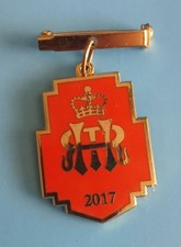 Vintage Henley Royal Regatta 2017 Stewards Enclosure Enamel Members Badge Rowing