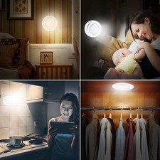 Cordless Under Cabinet Cupboard Counter LED Light Home Stairs Kitchen Shelf Lamp