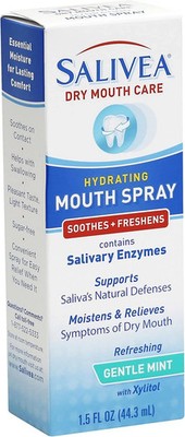 Extra Gentle Dry Mouth Spray - Soothing Mint Mouth Spray with Salivary Enzymes -
