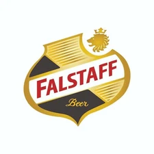 Vintage Falstaff Beer Decal Logo Bumper Sticker  3.5" x 3.5"
