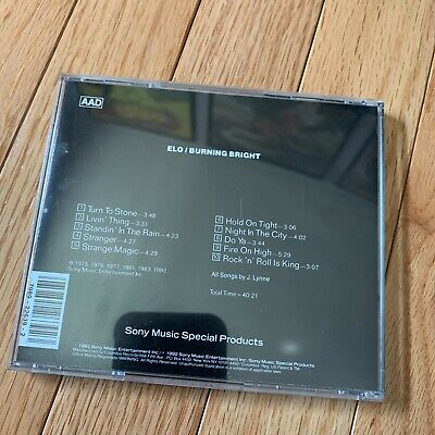 ELO Burning Bright CD Electric Light Orchestra Greatest Hits 