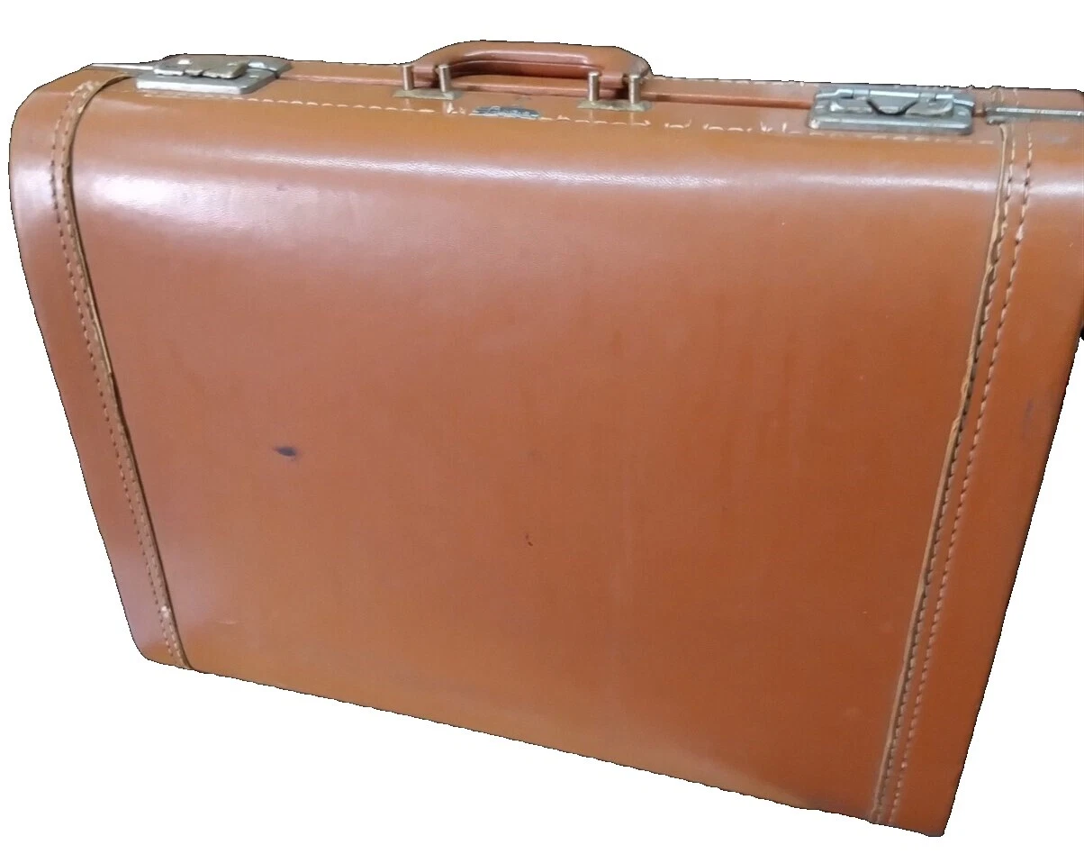 Brown Leather 1930s Decade Vintage Luggage & Vintage Travel Accessories