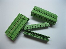 10 pcs 5.08A 5.08mm Straight 10pin Screw Terminal Block Connector Pluggable Type