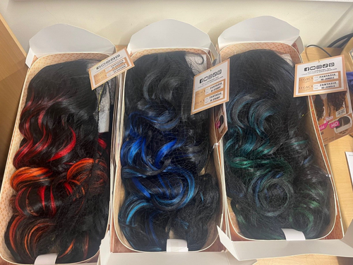 Shake N Go Legacy Human Hair Blend Hd Lace Front Long Wavy Curly Wig - FANTASIA - Picture 10 of 20