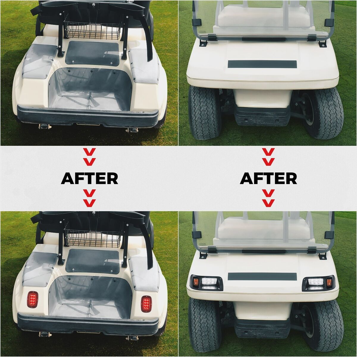 Club Car DS Golf Cart Headlights - LED