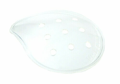 WHITE EYE SHIELDS (100) -- Eye Care shield- Polycarbonate - Universal  - Picture 1 of 1
