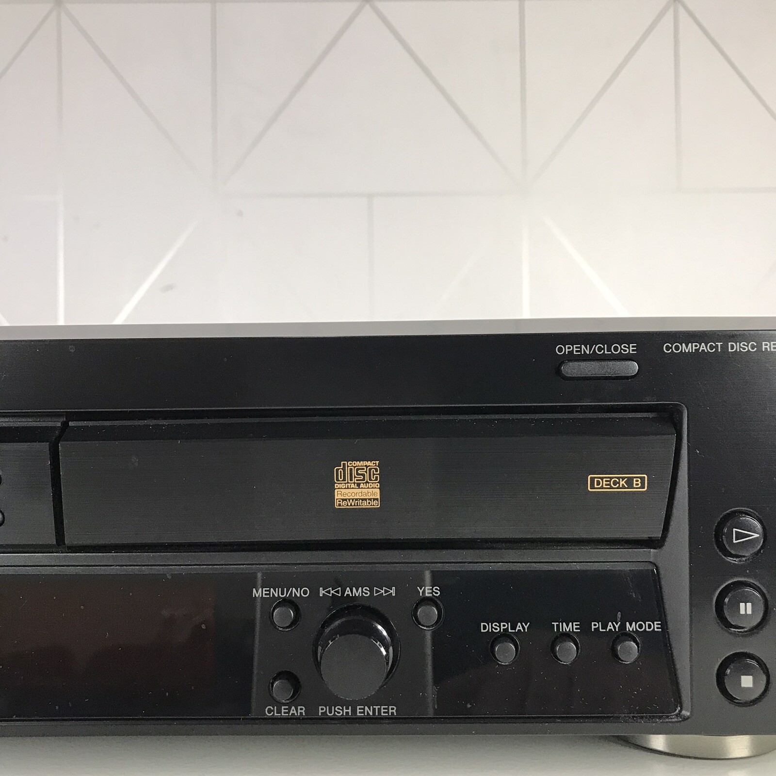 Sony RCDW100 Compact Disc Recorder CD Player See Description