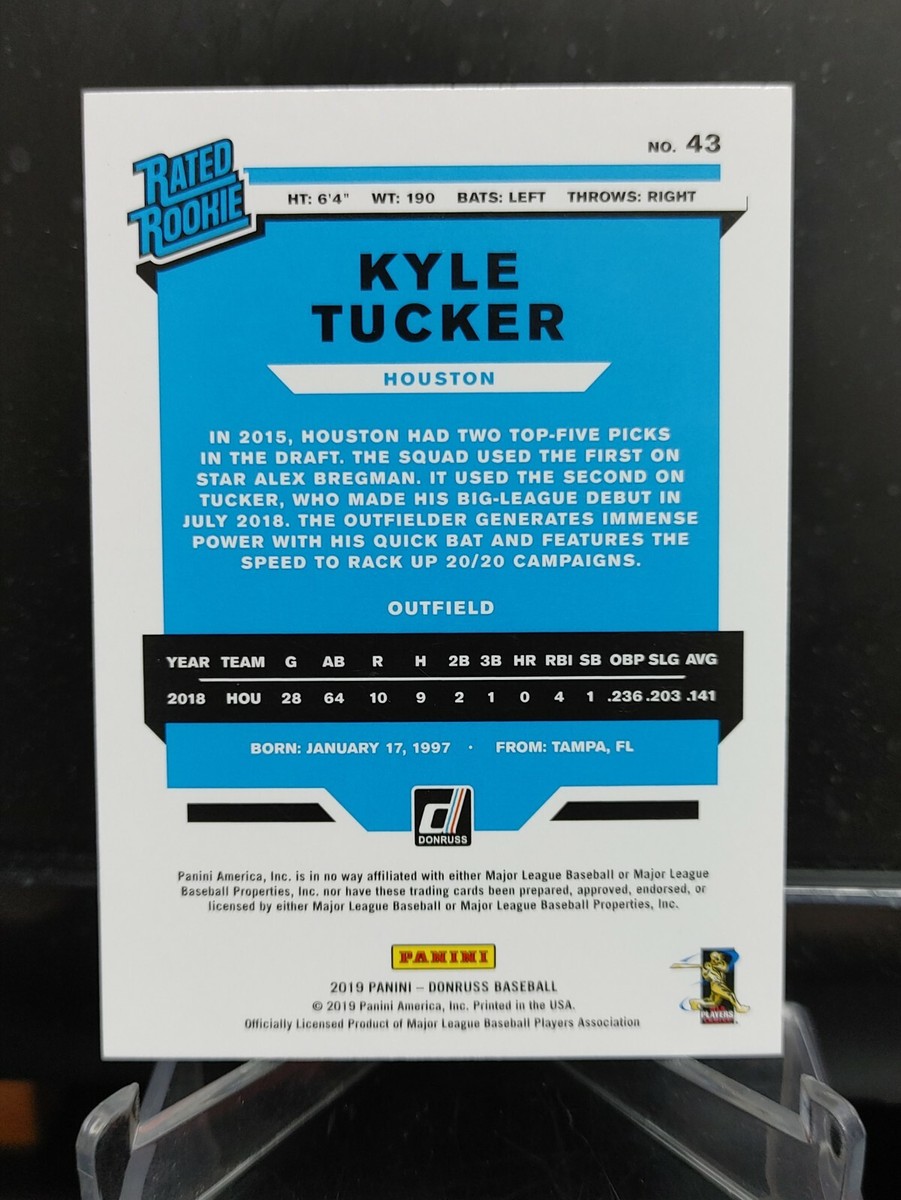 2019 Stadium Club Kyle Tucker ルーキーサイン RC Kyle Tucker Baseball Reference 2019 Topps Stadium Club #106