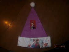 Disney Frozen Christmas felt Santa Hat Elsa,Anna,Olaf