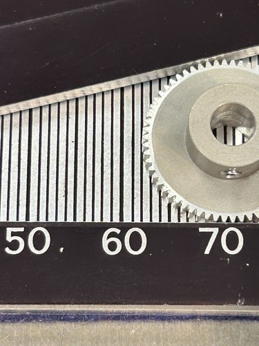 1 INGRANAGGIO DINAMICO ALLUMINIO 64 PASSO 62 DENTI FORO 1/4” FACCIA 1/8” 20° P.A. - Foto 11 di 20