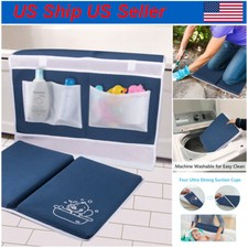 Non-Slip Baby Bath Kneeler Mat Knee Elbow Rest Pad 1.5 in Thick W/ Mesh Toy Bags
