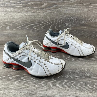 Nike Shox Current Men’s Size 8 Running Shoes Retro Classic Gray Red Nike shox leather mens - Gem main image 3