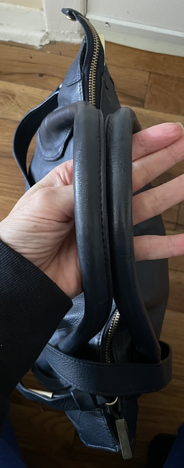 FOLEY + CORINNA blue rectangular leather shoulder… - image 8