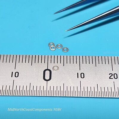 #ad #ad M1.1 x 2mm x 0.2mm Tiny Micro Stainless Steel Washers M1.1 304 AU $3.99