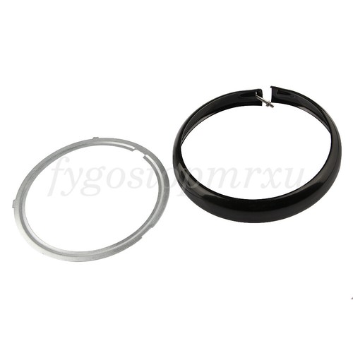 5.75" 5-3/4" Black Headlight Cover Housing Holder Bucket For Harley Sportster - Picture 9 of 11